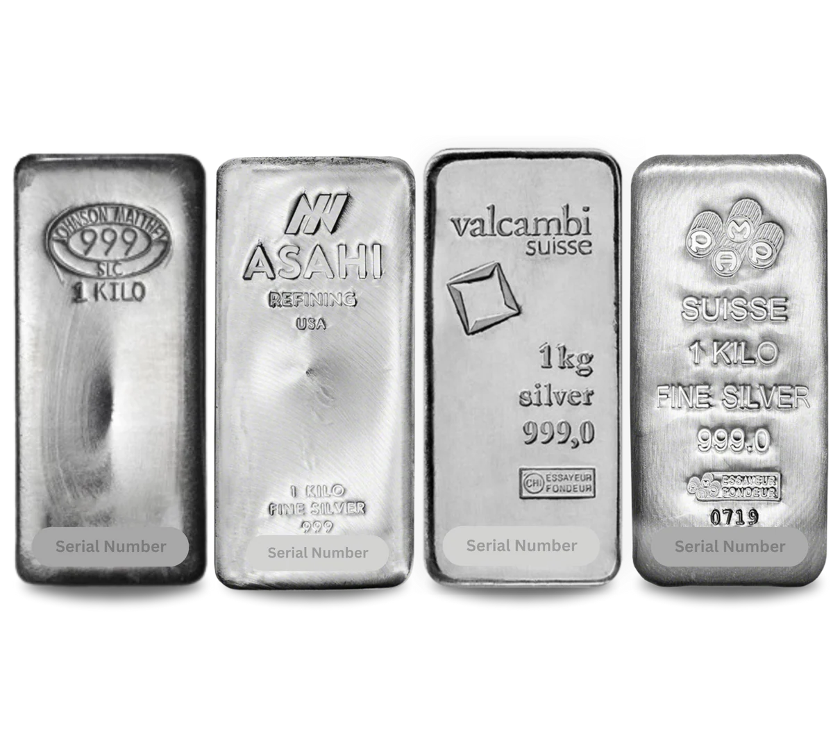 1 Kilo Silver Bar (Random Mint)