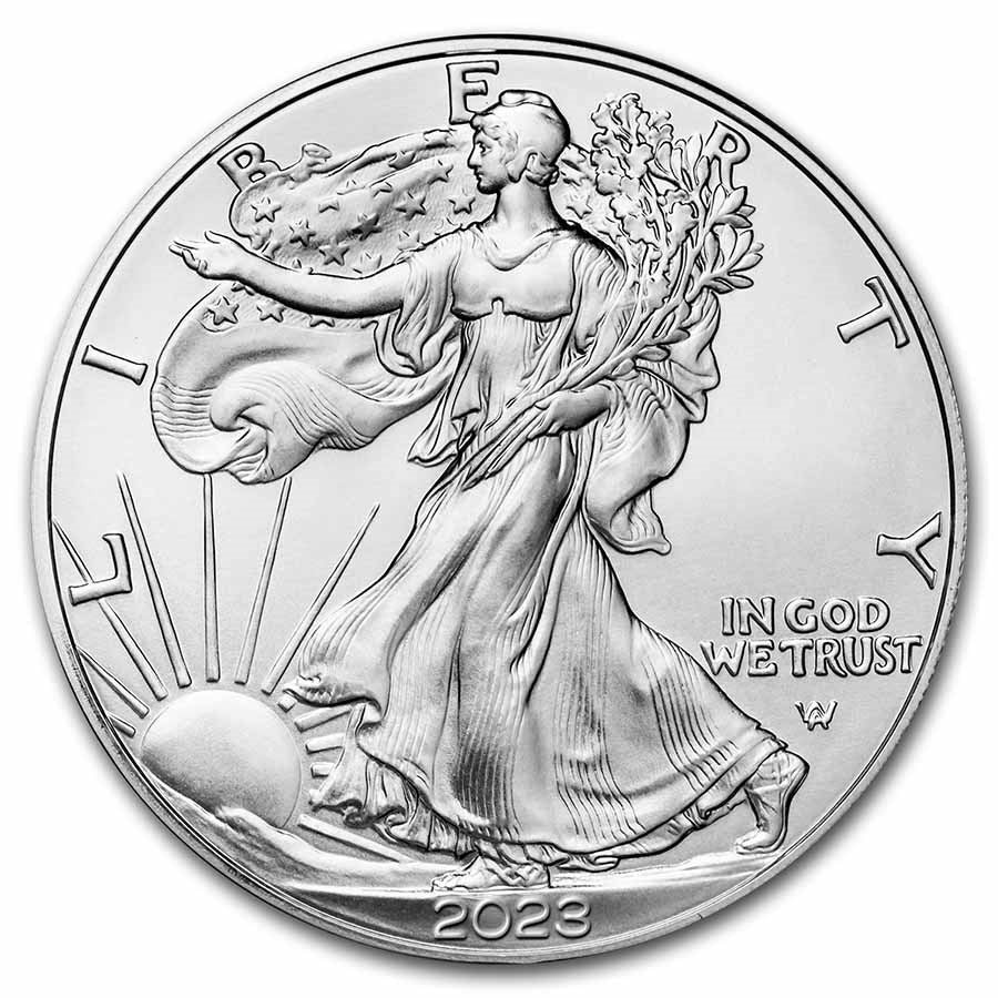 1 oz Silver American Eagle Tube (20 Coins, BU)